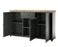 komoda-160cm-EVORA-do-salonu-butelkowa-zielen-drewniany-blat-sklep-kenixnl.eu