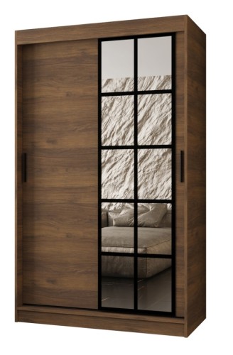szafa-przesuwna-120cm-z-lustrem-orzech-warmia-LANDO-sklep-kenixnl.eu