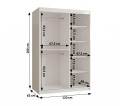 biala-szafa-przesuwna-120cm-z-lustrem-LANDO-sklep-kenixnl.eu