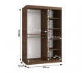 szafa-przesuwna-120cm-z-lustrem-orzech-warmia-LANDO-sklep-kenixnl.eu