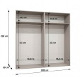 szafa-200cm-z-lustrem-KRIS-sklep-kenixnl.eu