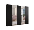 szafa-uchylna-PIANO-czarna-z-lustrem-200cm-sklep-kenixnl.eu