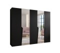szafa-uchylna-PIANO-czarna-z-lustrem-200cm-sklep-kenixnl.eu