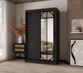 czarna-szafa-przesuwna-120cm-z-szufladami-i-lustrem-LAGO-120cm-sklep-kenixnl.eu