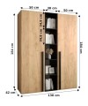 szafa-130cm-do-przedpokoju-garderoba-MARON-sklep-kenixnl.eu