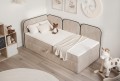 tapicerowane-lozko-dzieciece-z-materacem-LILY-bezowe-sklep-kenixnl.eu
