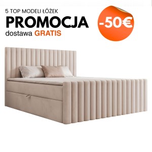 Łóżko boxspring MALTA  promocja