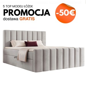 Łóżko boxspring BORA promocja