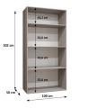 szafa-uchylna-100cm-bez-lustra-LORENZO-sklep-kenixnl.eu