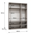 szafa-uchylna-150-LORENZO-z-lustrami-LORENZO-sklep-kenixnl.eu