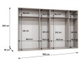 szafa-uchylna-300cm-z-lustrami-ALICANTE-sklep-kenixnl.eu