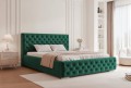 zielone-lozko-sypialniane-glamour-z-krysztalkami-z-pojemnikiem-na-posciel-CHESTER-sklep-kenixnl.eu