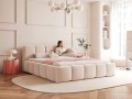 bezowe-lozko-tapicerowane-do-sapialni-160-CALME-z-pojemnikiem-sklep-kenixnl.eu