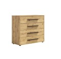 komoda maxione_komoda 4 szuflady_komoda 98 cm_komoda nowoczesna_komoda do sypialni_komoda do salonu_komoda biała mat_komoda czarna mat_komoda dąb artisan_komoda cashmere_mała komoda_meble maxione