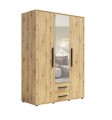 szafa maxione 150_szafa z lustrem_szafa 3 drzwiowa_szafa z szufladami_nowoczesna szafa do sypialni_szafa biały mat_szafa czarny mat_szafa dąb artisan_szafa cashmere_meble maxione