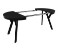 stół dax_stół rozkładany 90 cm_stół 190 cm_stół do jadalni_stół biały nowoczesny_stół rozkładany okrągły_stół z metalowymi nogami_stół do salonu_nowoczesny stół rozkładany
