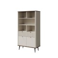regał marly_regał kaszmir_ regał z półkami 90 cm_nowoczesny regał do salonu_regał ryflowany_meble marly