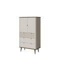 komoda marly_komoda wysoka kaszmir_komoda kaszmir orzech_nowoczesna komoda 90 cm_komoda z szufladami_meble marly_komoda kaszmir szary kamień