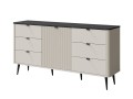 komoda marly_komoda z 6 szufladami 160 cm_komoda kaszmir orzech_nowoczesna komoda z szufladami_komoda do salonu marly_komoda kaszmir szary kamień_KenixNL_Polski meble w holandii