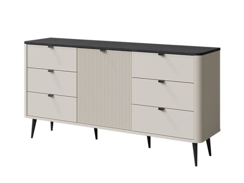 komoda marly_komoda z 6 szufladami 160 cm_komoda kaszmir orzech_nowoczesna komoda z szufladami_komoda do salonu marly_komoda kaszmir szary kamień_KenixNL_Polski meble w holandii