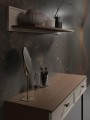 toaletka 120 cm_stolik kosmetyczny z szufladami_nowoczesna toaletka_meble elora_konsola