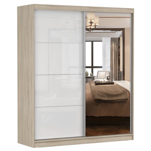 biala-szafa-przesuwna-180cm-z-lustrem-MULTI-sklep-kenixnl.eu