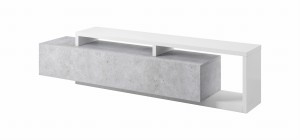 Szafka RTV BOTA 40 biały/beton Colorado