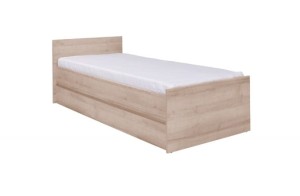 Łóżko z drewnianą ramą COSMO TYP C08 dąb sonoma 
